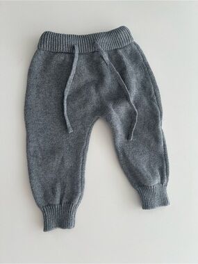 Mebie Baby cotton pants gray 3-6m